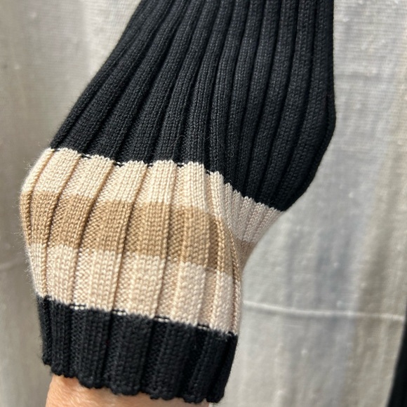 Taylor Women's/ NWT/Color Blocked /Ribbed Knit Dress/ L - Picture 3 of 12